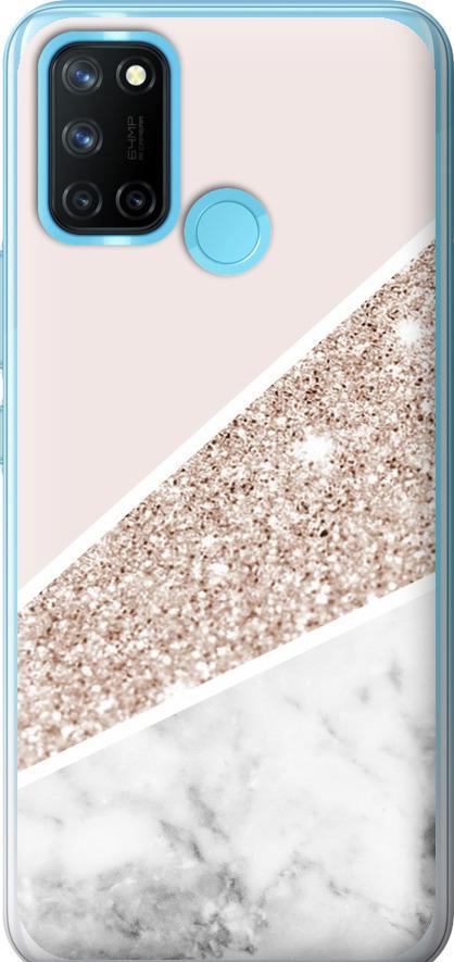 Чехол на Realme C17 Пастельный мрамор (4342u-2121-42517)