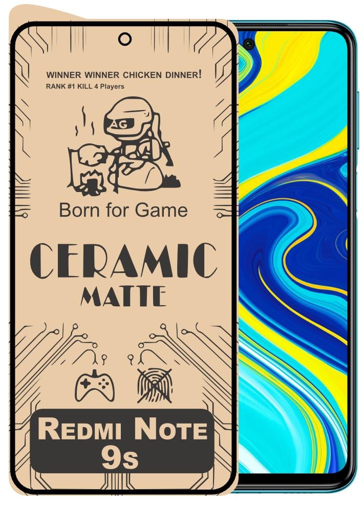 Захисна плівка керамічна Ceramic Xiaomi Redmi Note 9S матова (16531)
