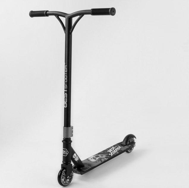 Самокат трюковой Best Scooter Серый
