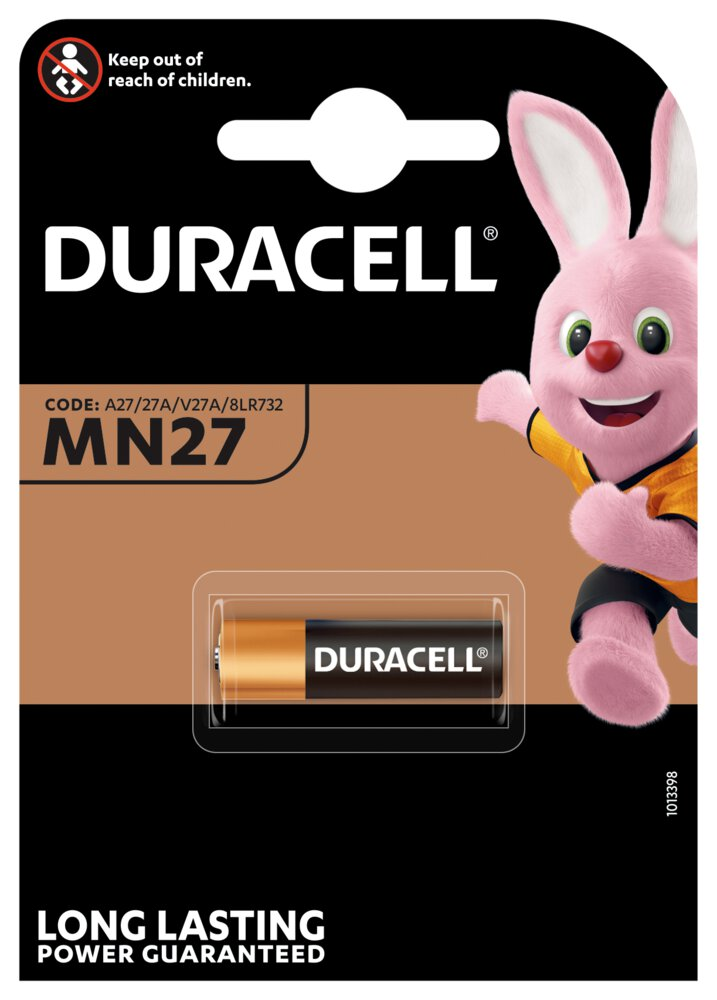 Батарейка лужна Duracell MN27 27A 12V (25994210)