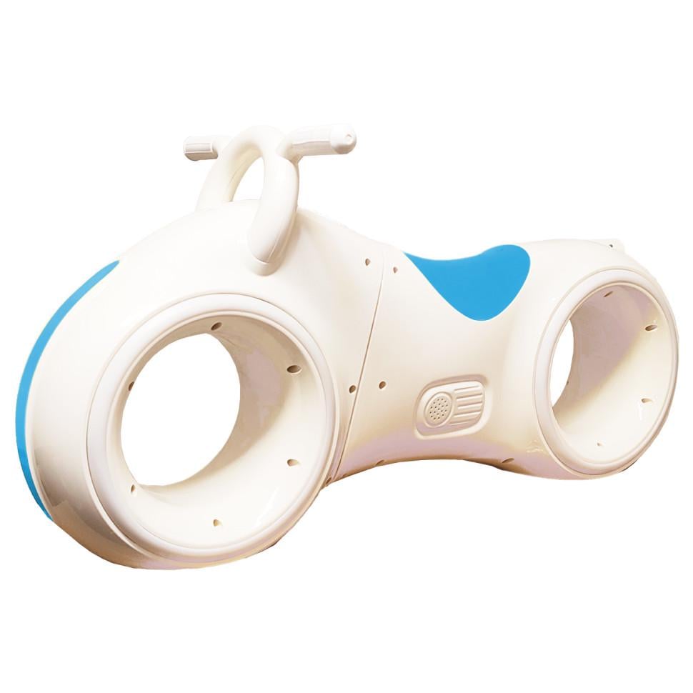 Беговел детский SUNROZ Star One Scooter з функцією Bluetooth та LED Белый/Синий (SunR24114s31436)