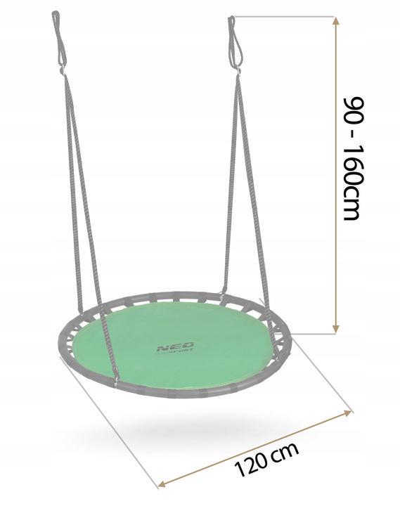 Кресло-качалка большая NEO-SPORT SWINGO XXL 120 см - фото 3