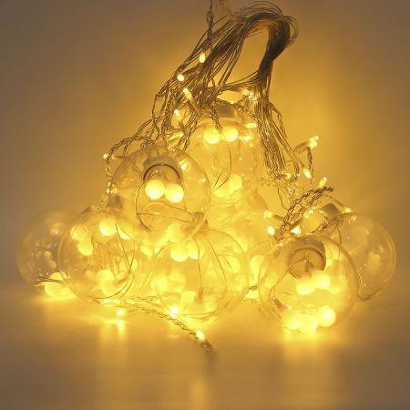 Гирлянда светодиодная Lesko YLX-027 Balls 2,5 м Теплый свет (21-49-8644-31165)