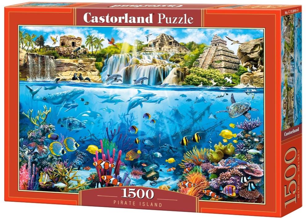 Пазл Castorland Пиратский остров 1500 дет.