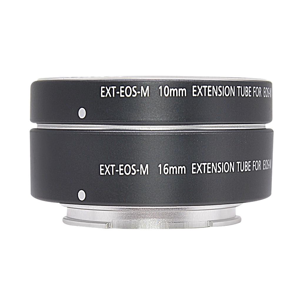 Макрокольца автофокусные для фотокамер Canon EOS M байонет EF-M беззеркальные Mcoplus EXT-EOS M 10/16 мм
