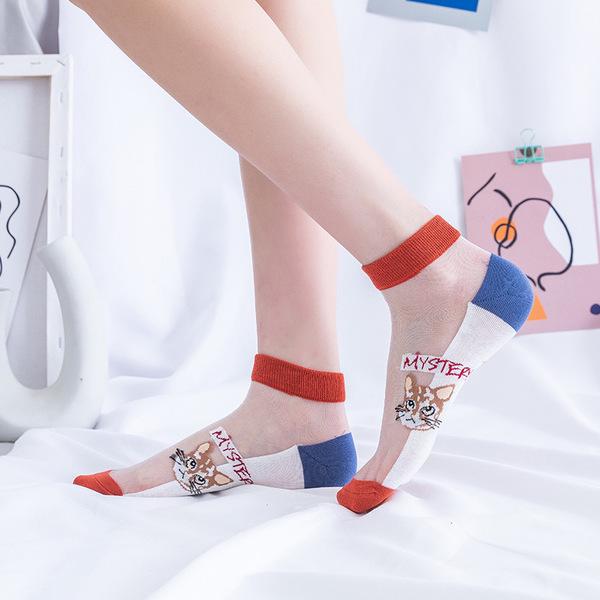 Носки женский L00106и капроновые с рисунком р. 35-40 10 пар Прозрачный (L00106) - фото 4 Носки женский L00106и капроновые с рисунком р. 35-40 10 пар Прозрачный (L00106) - фото 4