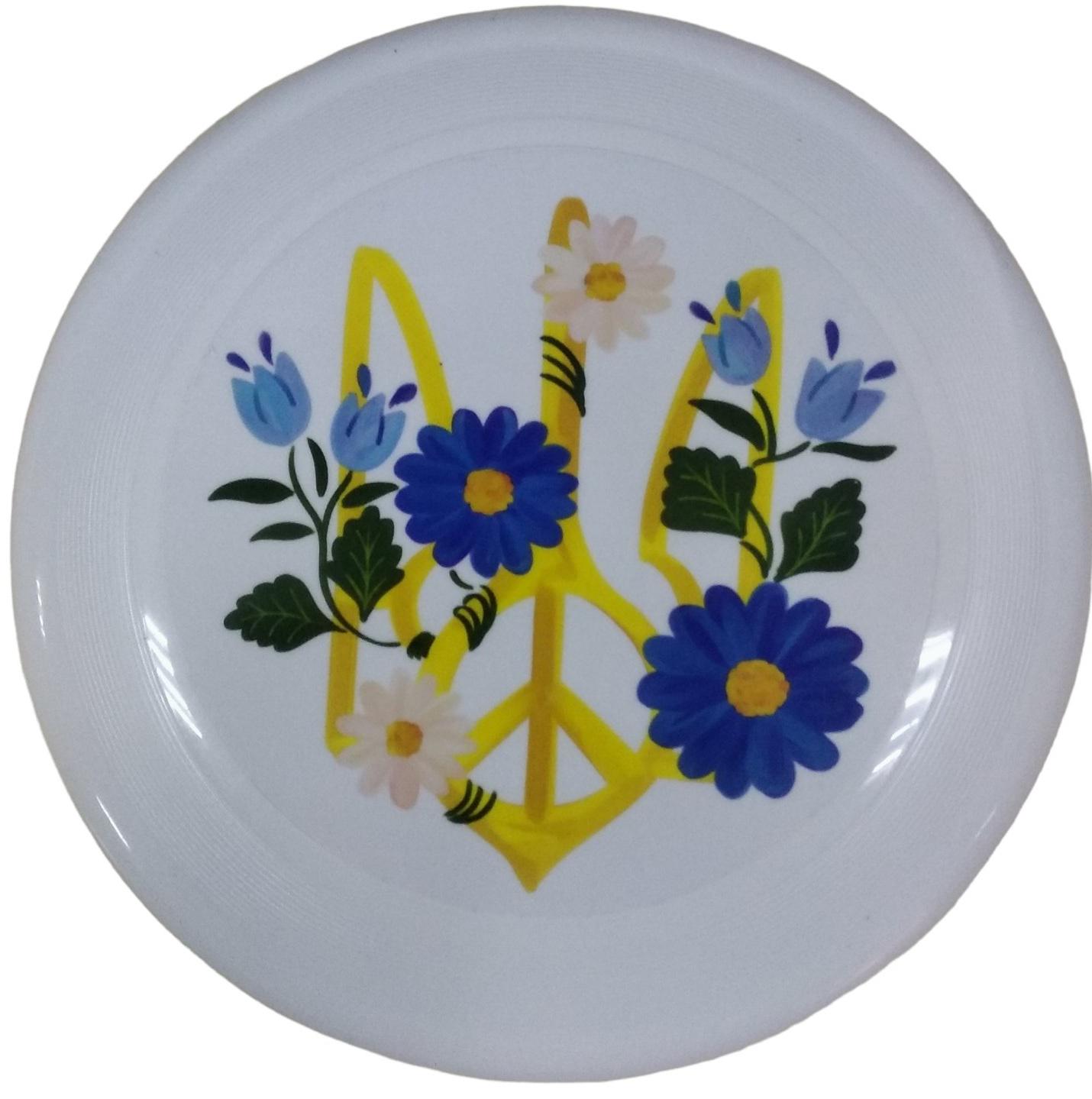 Фризбі диск для фристайлу 273 мм Білий (6936116101662)