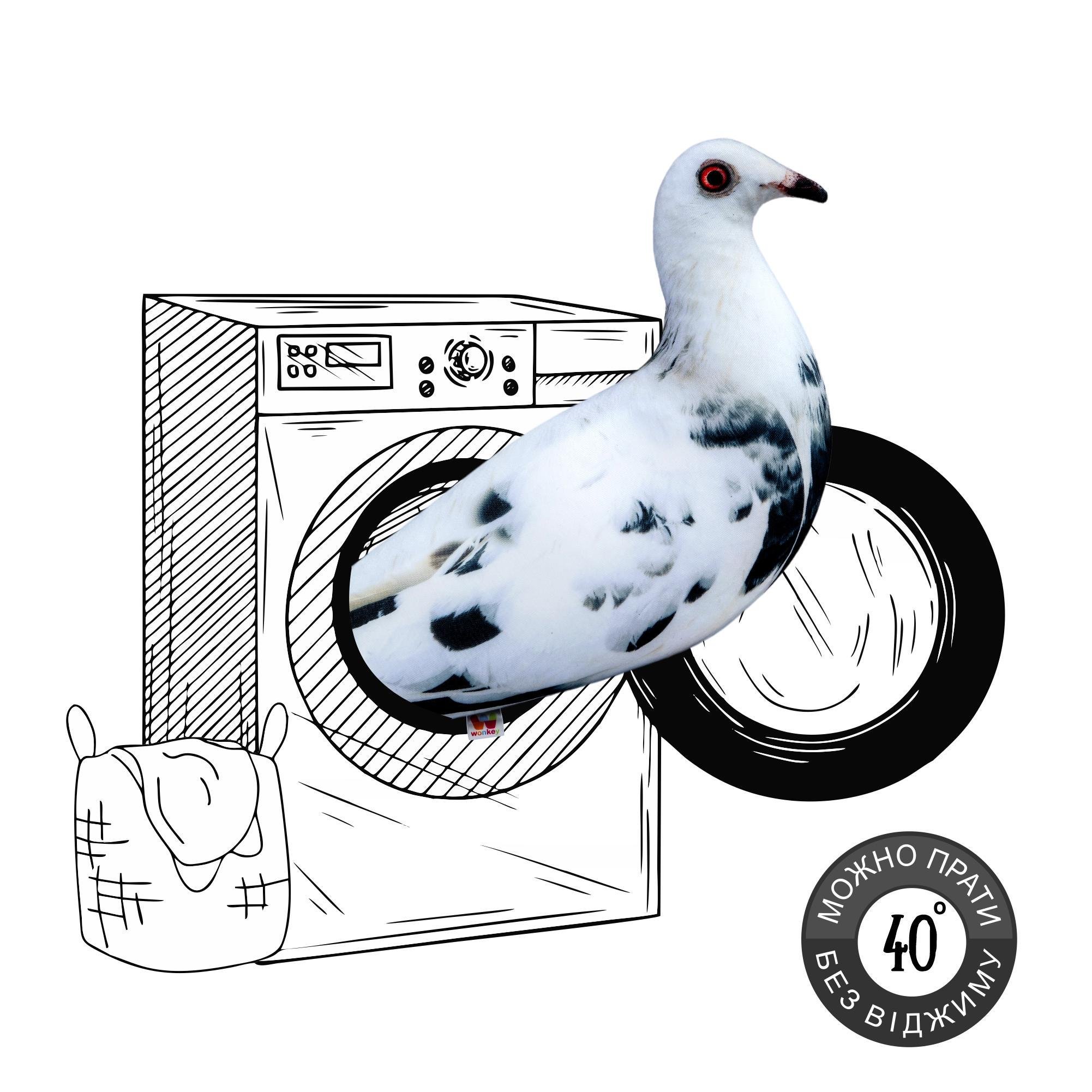 Мягкая игрушка антистресс WONKEY Голубь Георгий 40 см (33071) - фото 7