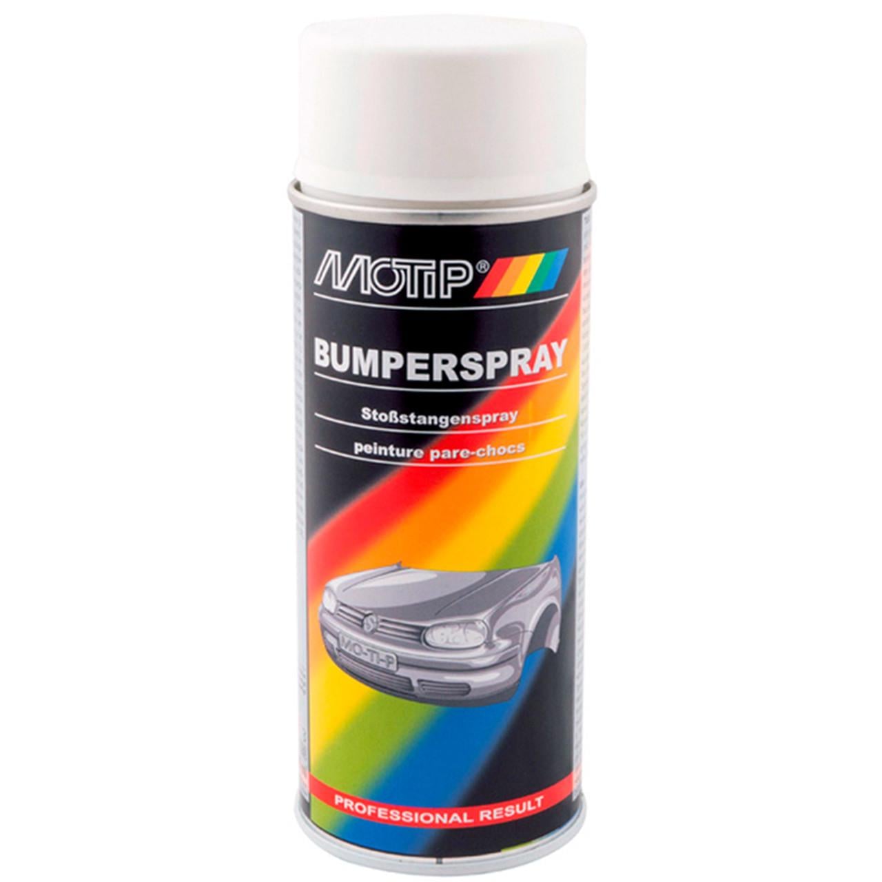 Фарба-емаль для пластику Motip Bumperspray 400 мл Білий Фарба-емаль для пластику Motip Bumperspray 400 мл Білий