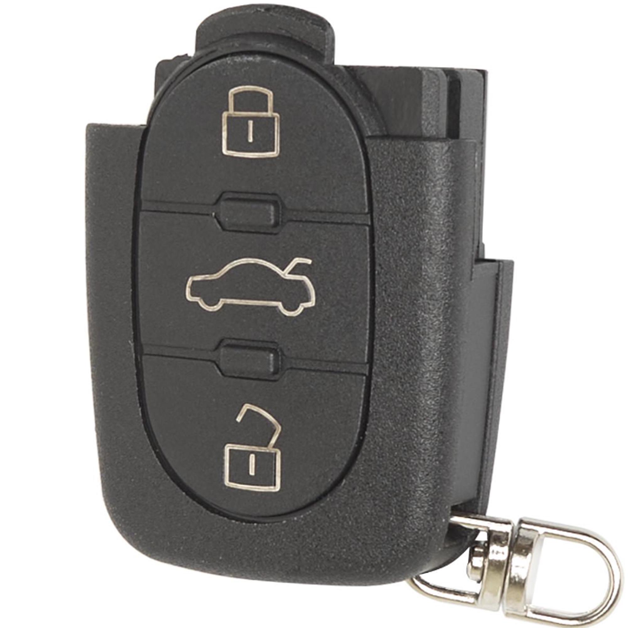 Корпус ключа на 3 кнопки Audi  4D0837231A (Audi-KEY-30)