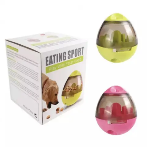 Игрушка Eating Sport для питомцев стакан с отверстием для еды