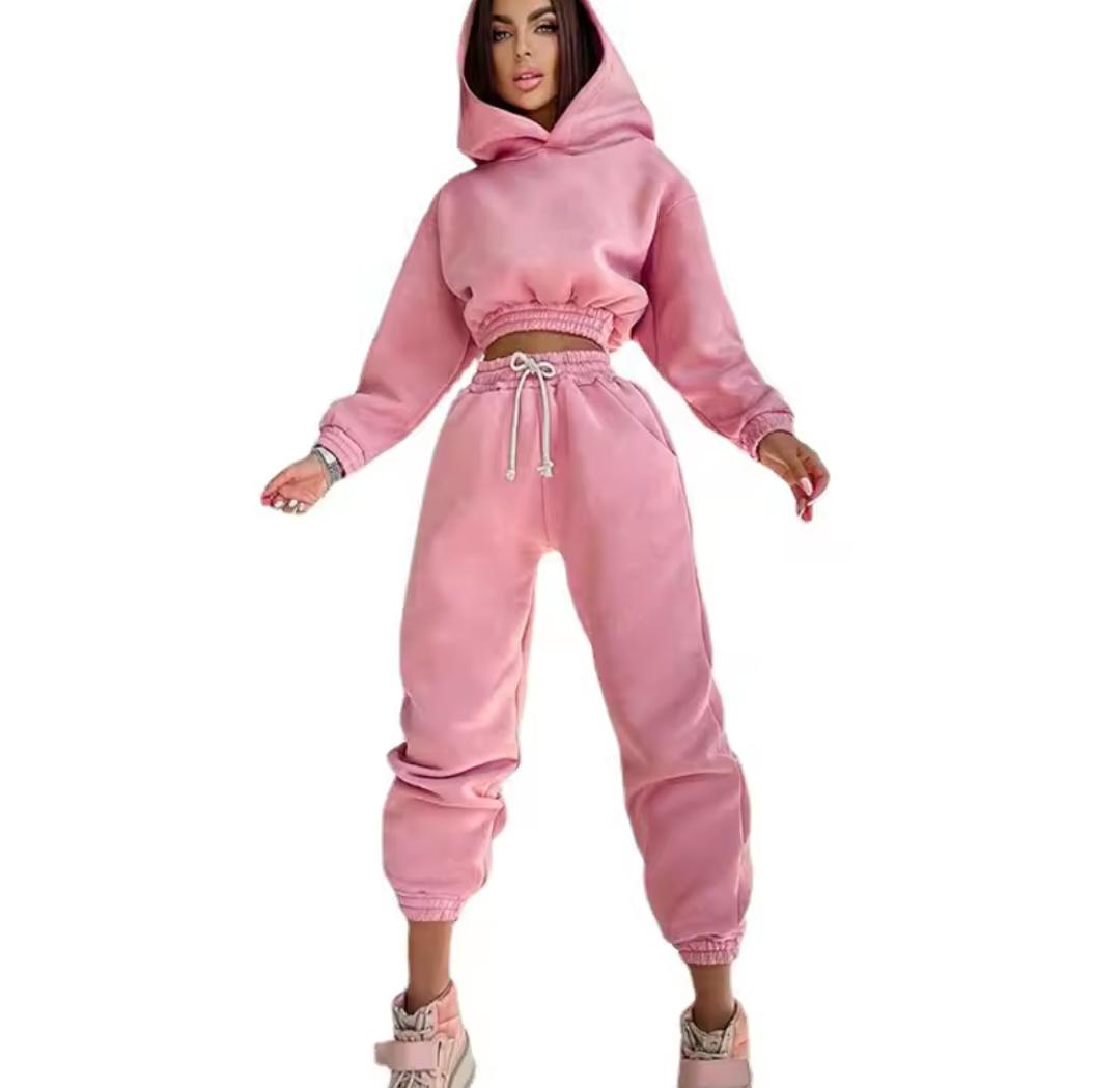 Костюм жіночий з кишенями на зав'язках M Рожевий - фото 3 Костюм жіночий з кишенями на зав'язках M Рожевий - фото 3