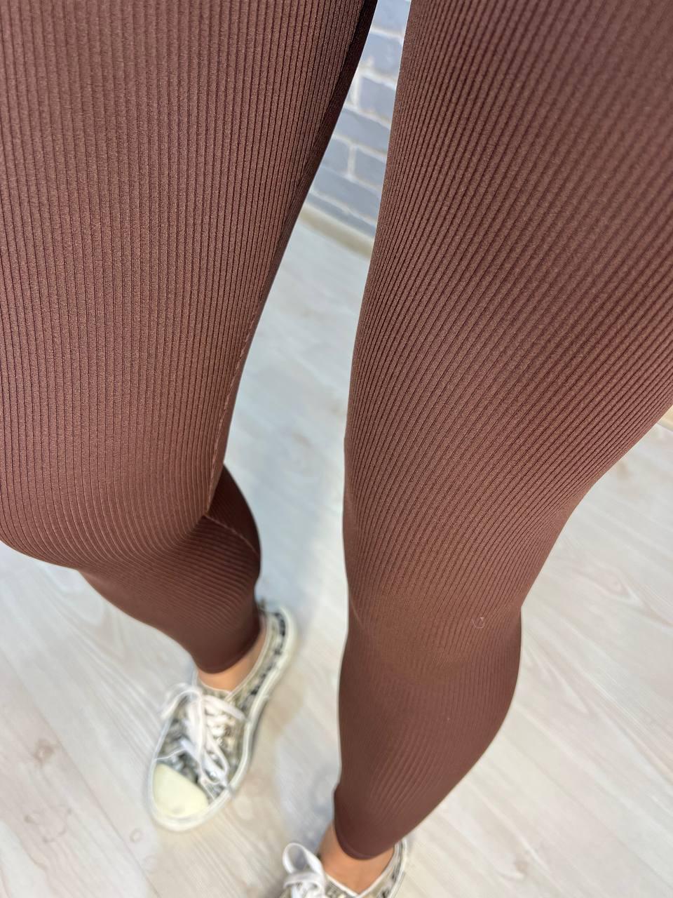 Лосины женские LADY HUREM 2247 рубчик широкий утягивающий пояс S Коричневый (1530) - фото 10 Лосины женские LADY HUREM 2247 рубчик широкий утягивающий пояс S Коричневый (1530) - фото 10