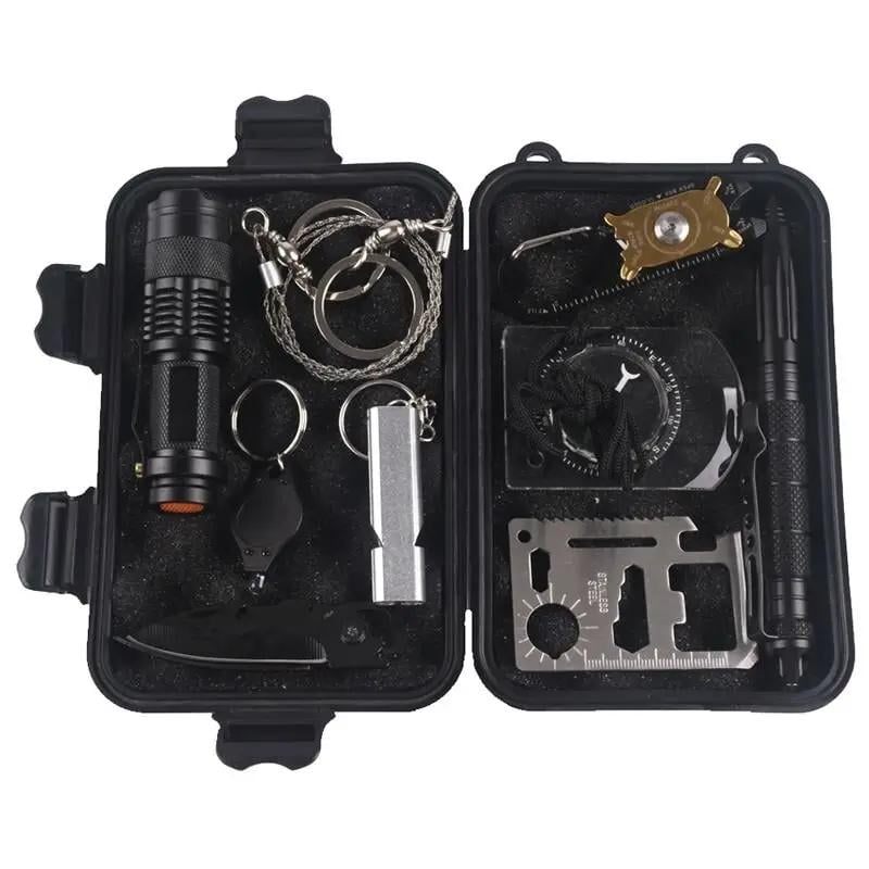 Набор для выживания Kinsmirat AK-10 10 инструментов в пластиковом кейсе (100134)