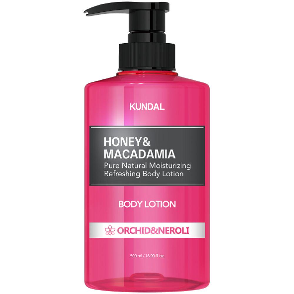 Лосьон для тела питательный ароматический Kundal Honey & Macadamia Body Lotion Orchid & Nerolli 500 мл (8809568740081)