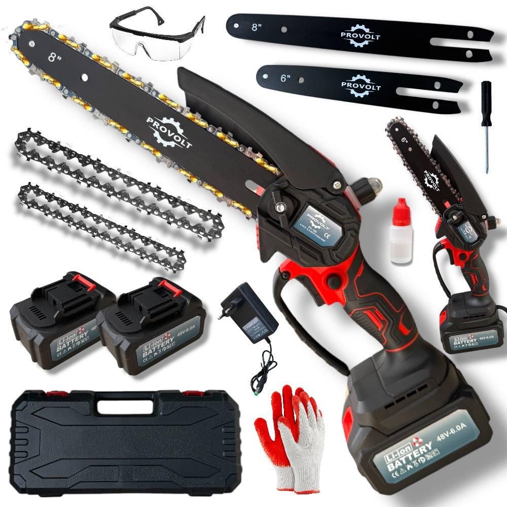 Пила ланцюгова міні акумуляторна ProVolt PV-100 в кейсі (27352720) - фото 7
