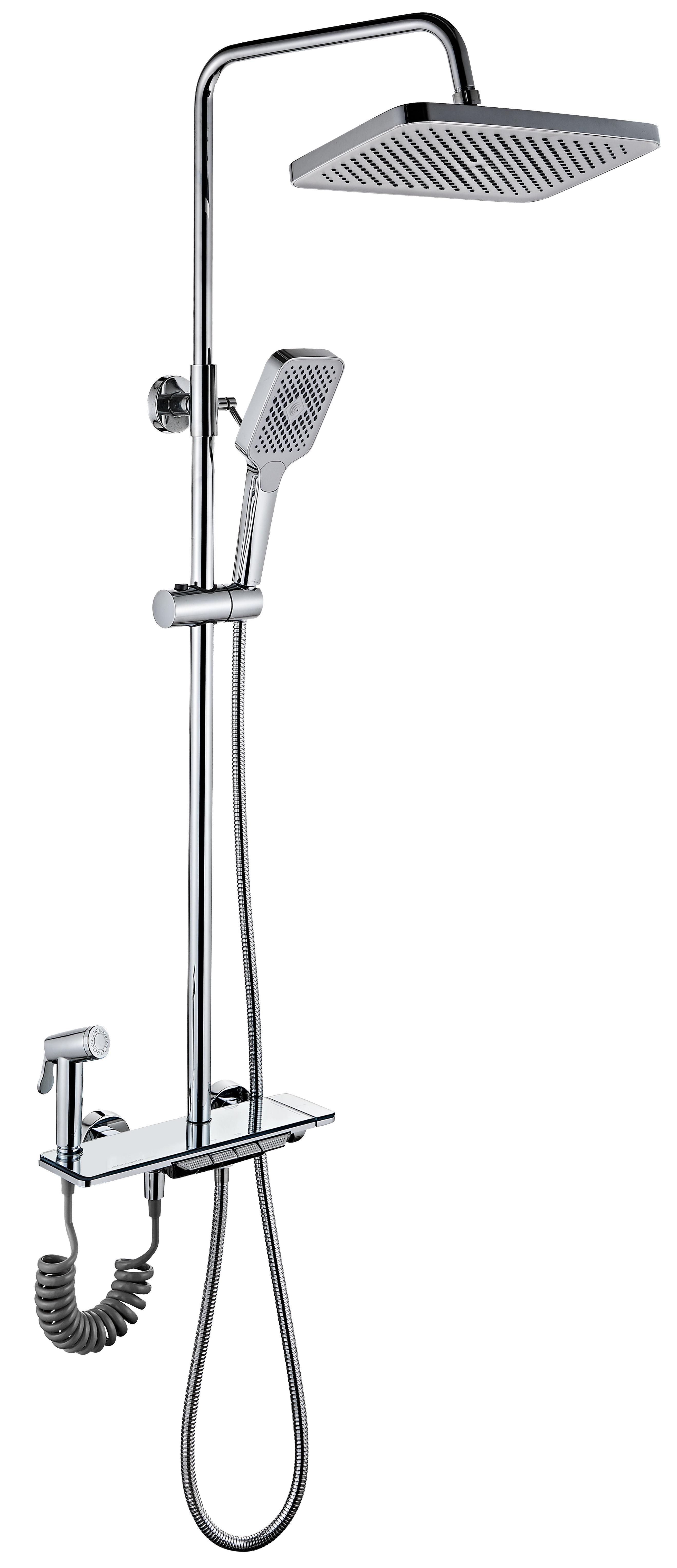 Душевая система Globus Lux GAMMA GLGM-3002 с верхним душем и гигиенической лейкой (000031789)