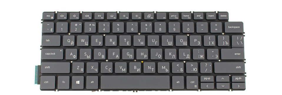 Клавиатура для ноутбука Inspiron 7306 с подсветкой клавиш (123064)