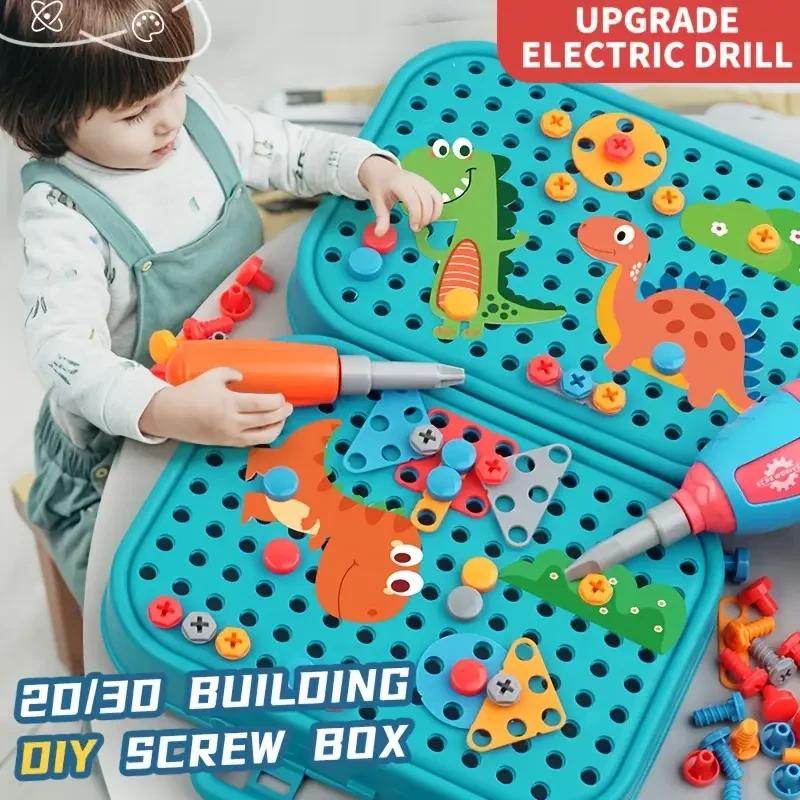 Конструктор-мозаика детский Дино 2D и 3D сборка в чемоданчике 351 элемент (2676779960) - фото 3 Конструктор-мозаика детский Дино 2D и 3D сборка в чемоданчике 351 элемент (2676779960) - фото 3