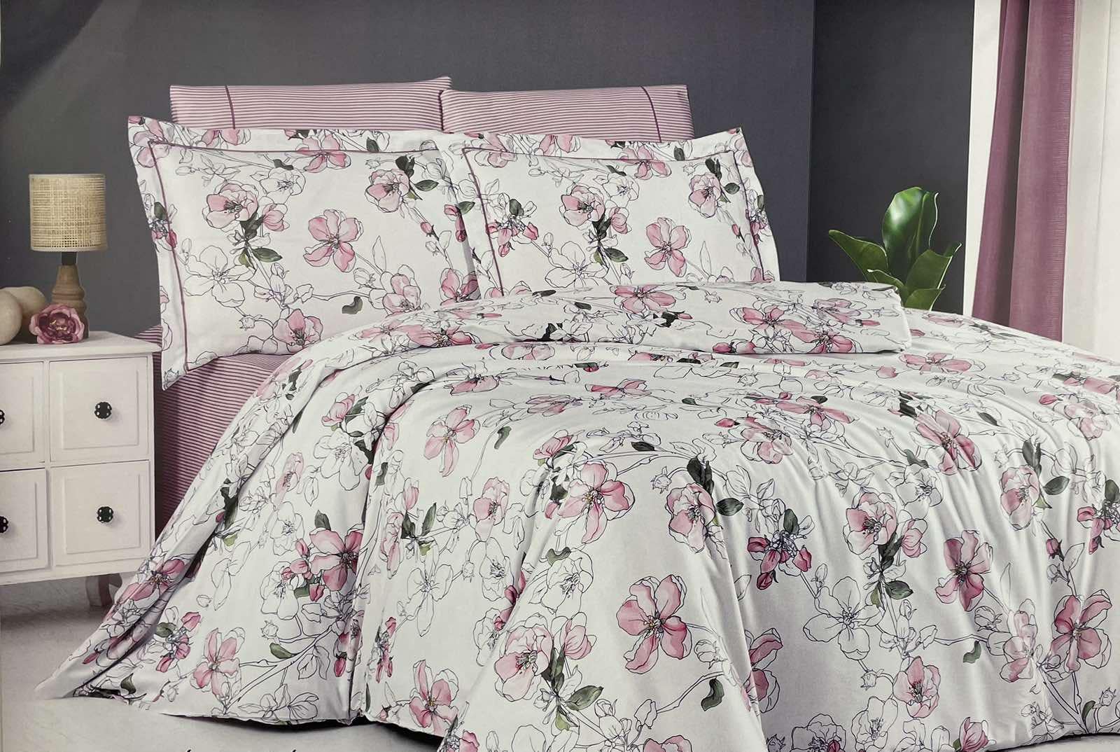 Комплект постельного белья Maison D'or Carine Тенцел 200x220 см Rosa (CN37418)