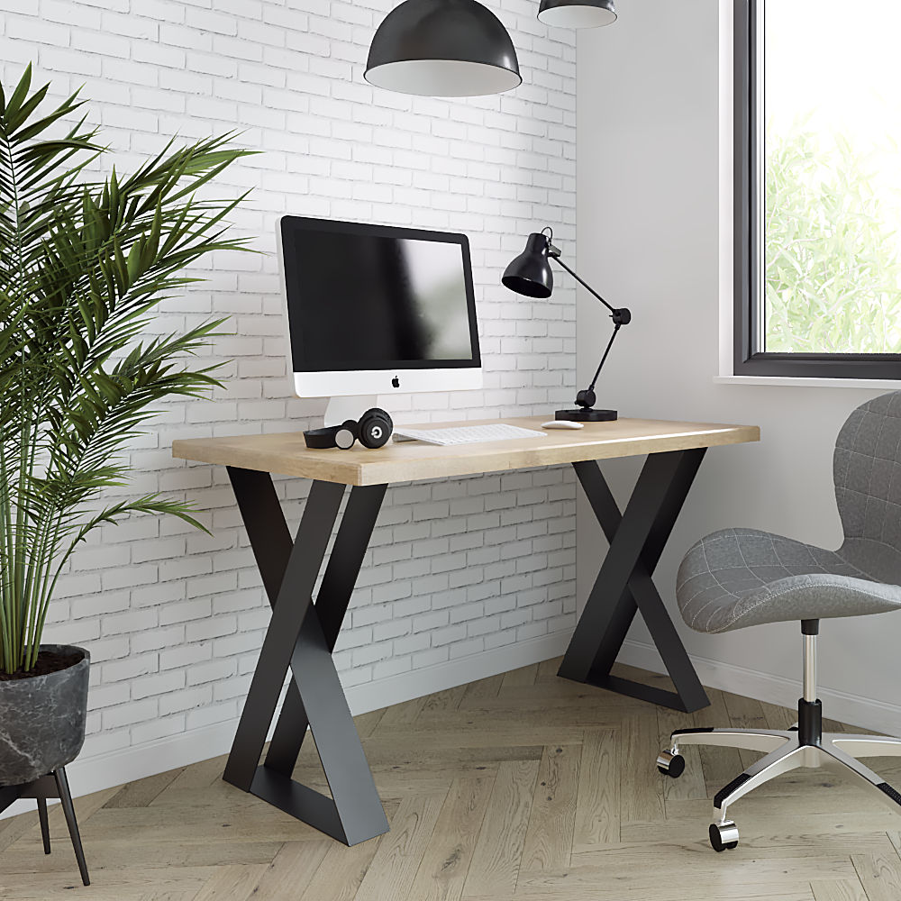 Комплект опор для столу з металу 500х108 мм H 730 мм сталева пластина 100x4,0 мм Чорний (1139) - фото 9 Комплект опор для столу з металу 500х108 мм H 730 мм сталева пластина 100x4,0 мм Чорний (1139) - фото 9