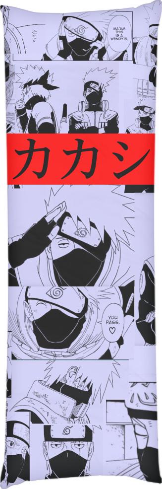 Подушка дакимакура Kakashi Manga 40x100 см (13531931)