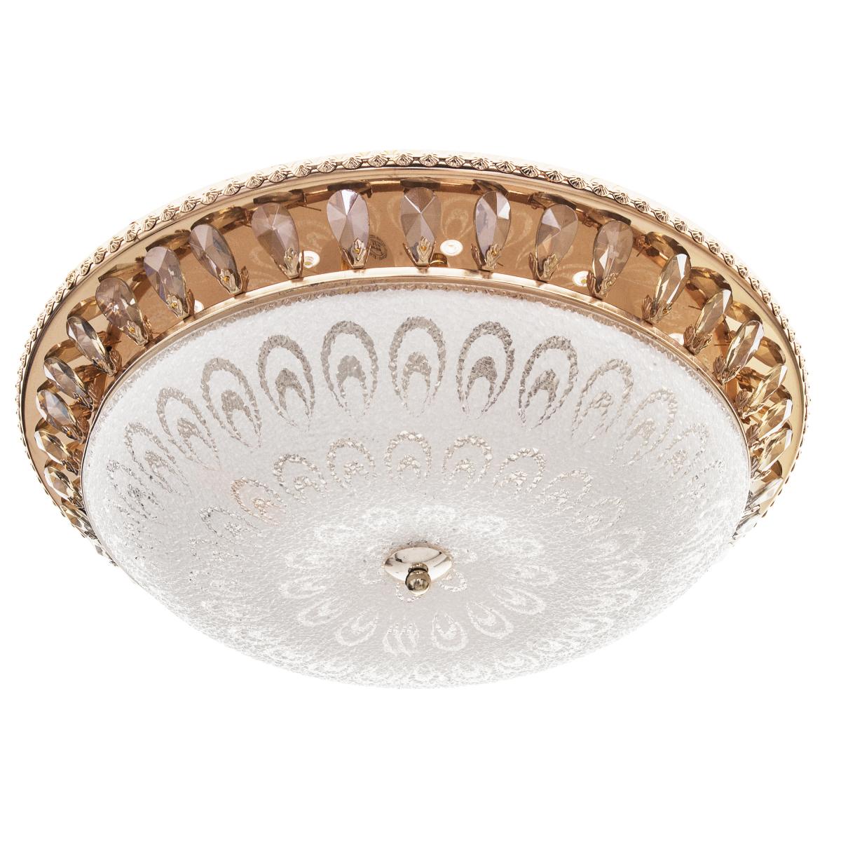 Люстра потолочная прованс торт большая Brille BCL-448C/5 E14