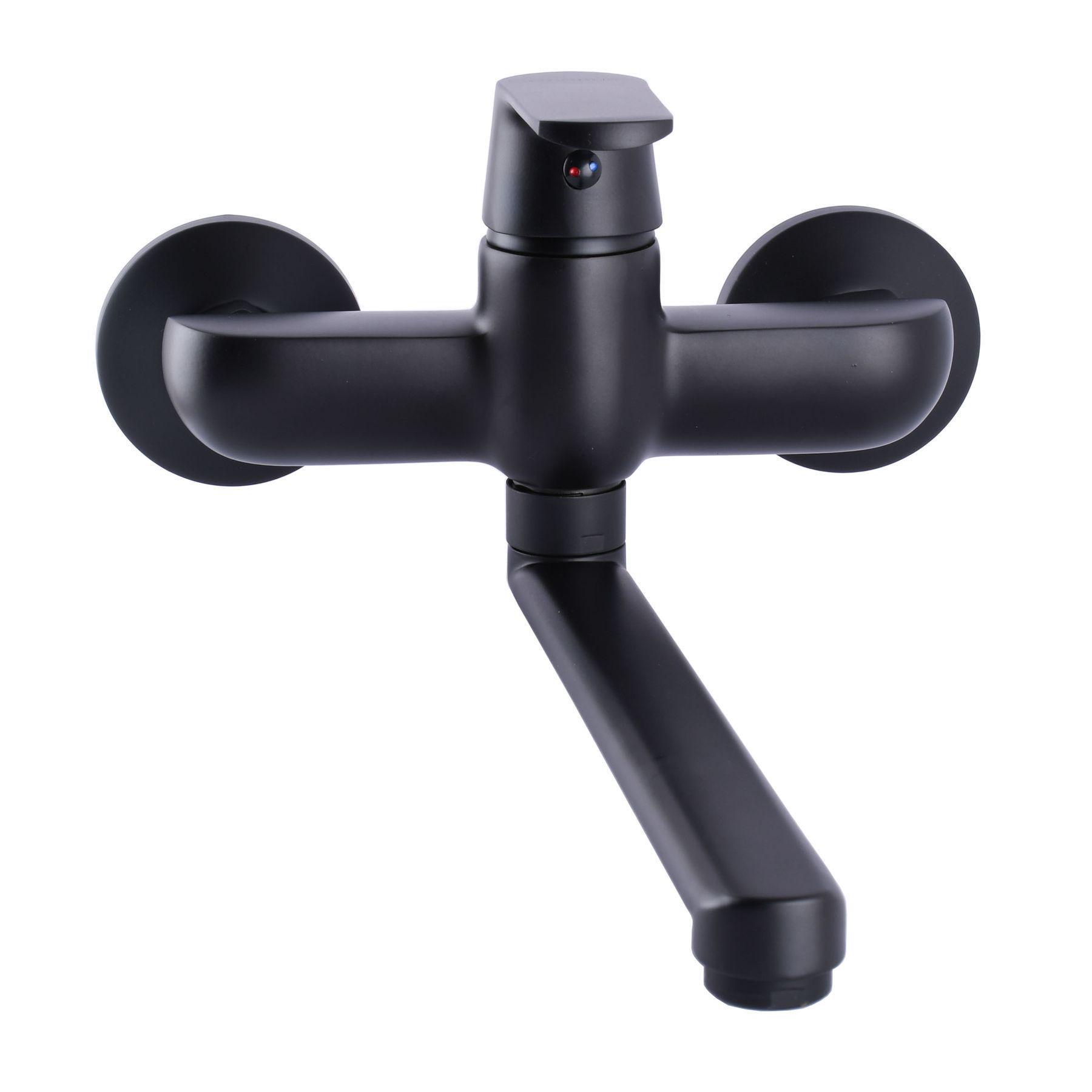 Смеситель для кухни со стены Globus Lux Laguna GLA-0104-10-BB (0126)