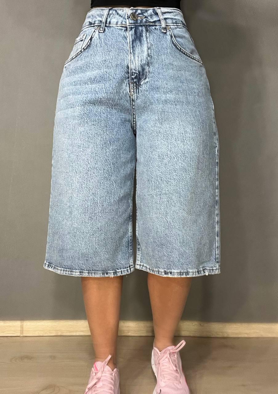 Шорты женские джинсовые LIUZIN 1456 удлиненные бермуды р. 29 Голубой (4068) - фото 7 Шорты женские джинсовые LIUZIN 1456 удлиненные бермуды р. 29 Голубой (4068) - фото 7