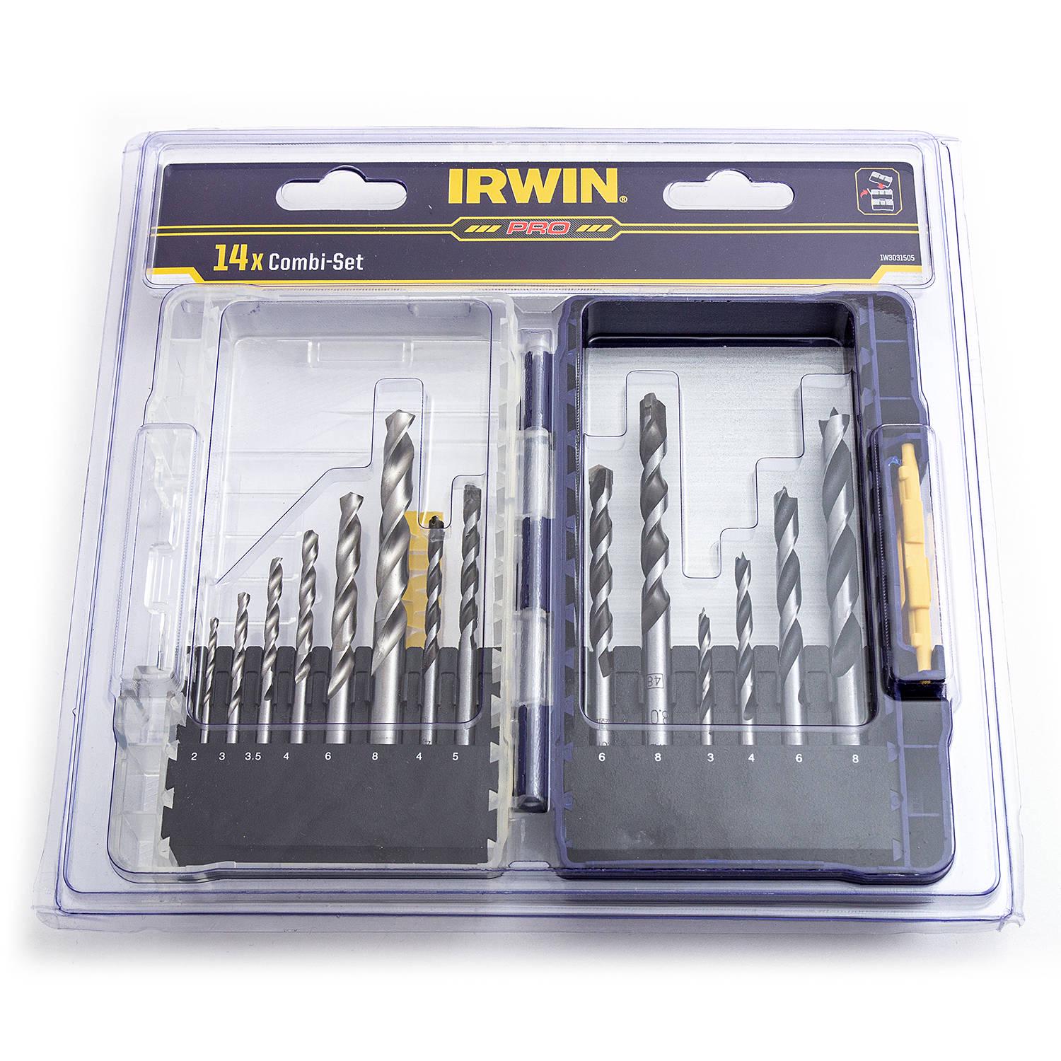 Набор сверл Irwin Mixed по металлу/камню/дереву 14 шт. (IW3031505) - фото 2 Набор сверл Irwin Mixed по металлу/камню/дереву 14 шт. (IW3031505) - фото 2