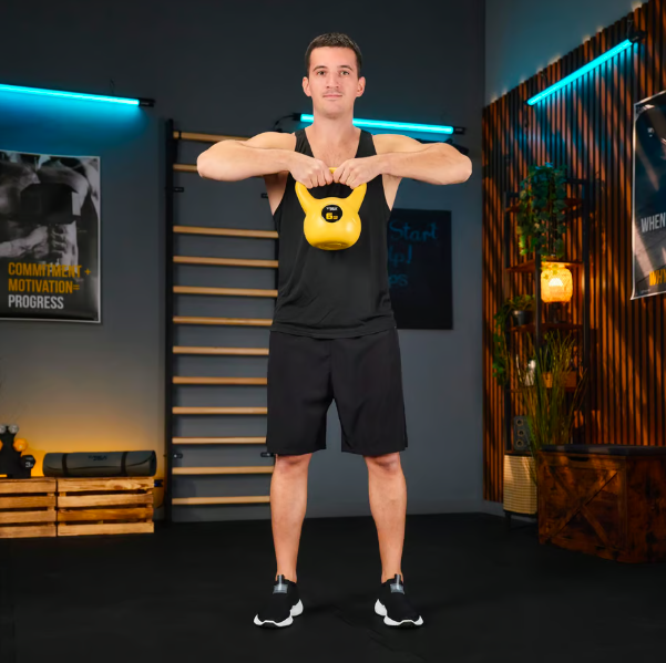 Гиря вінілова TREX Sport TX-006CKB 6 кг Жовтий (4609) - фото 5 Гиря вінілова TREX Sport TX-006CKB 6 кг Жовтий (4609) - фото 5