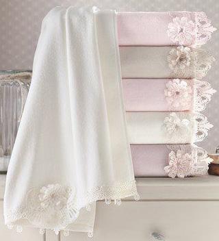 Набор полотенец Pupilla Valeria 3D с вышивкой 6 шт. 70х140 см