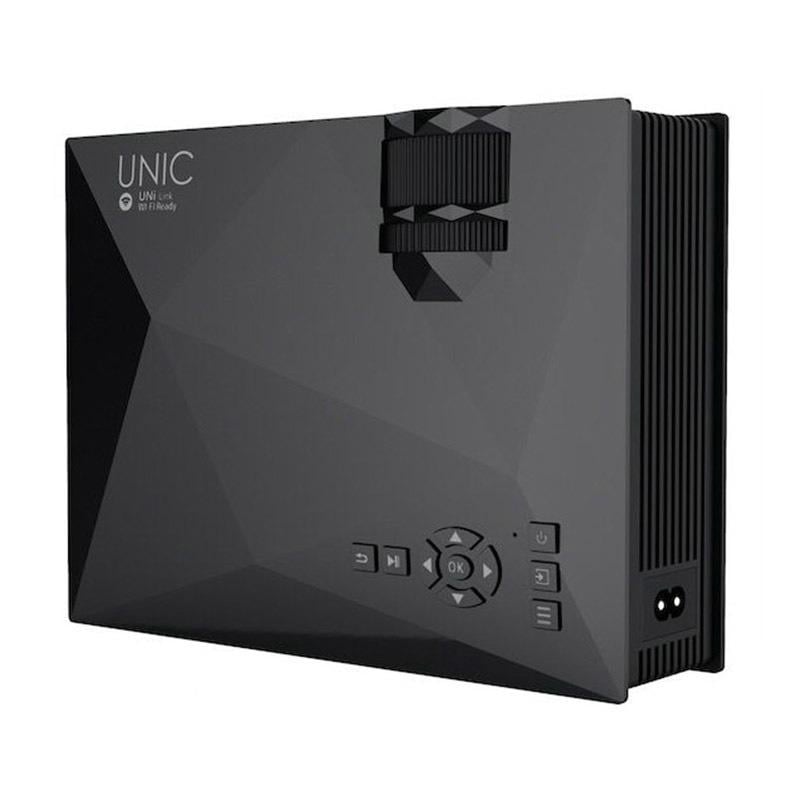 Проектор бездротовий LCD Unic UC68 Wi-Fi мультимедійний з пультом дистанційного керування