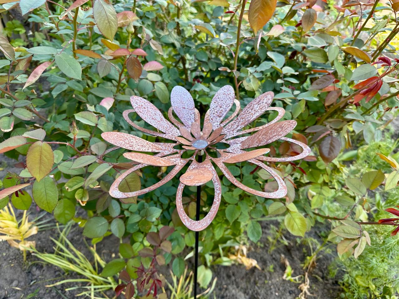 Садовая фигура Ржавый металлический цветок рудбекия для вашего двора/клумбы/сада/террасы (DCR039) - фото 4 Садовая фигура Ржавый металлический цветок рудбекия для вашего двора/клумбы/сада/террасы (DCR039) - фото 4