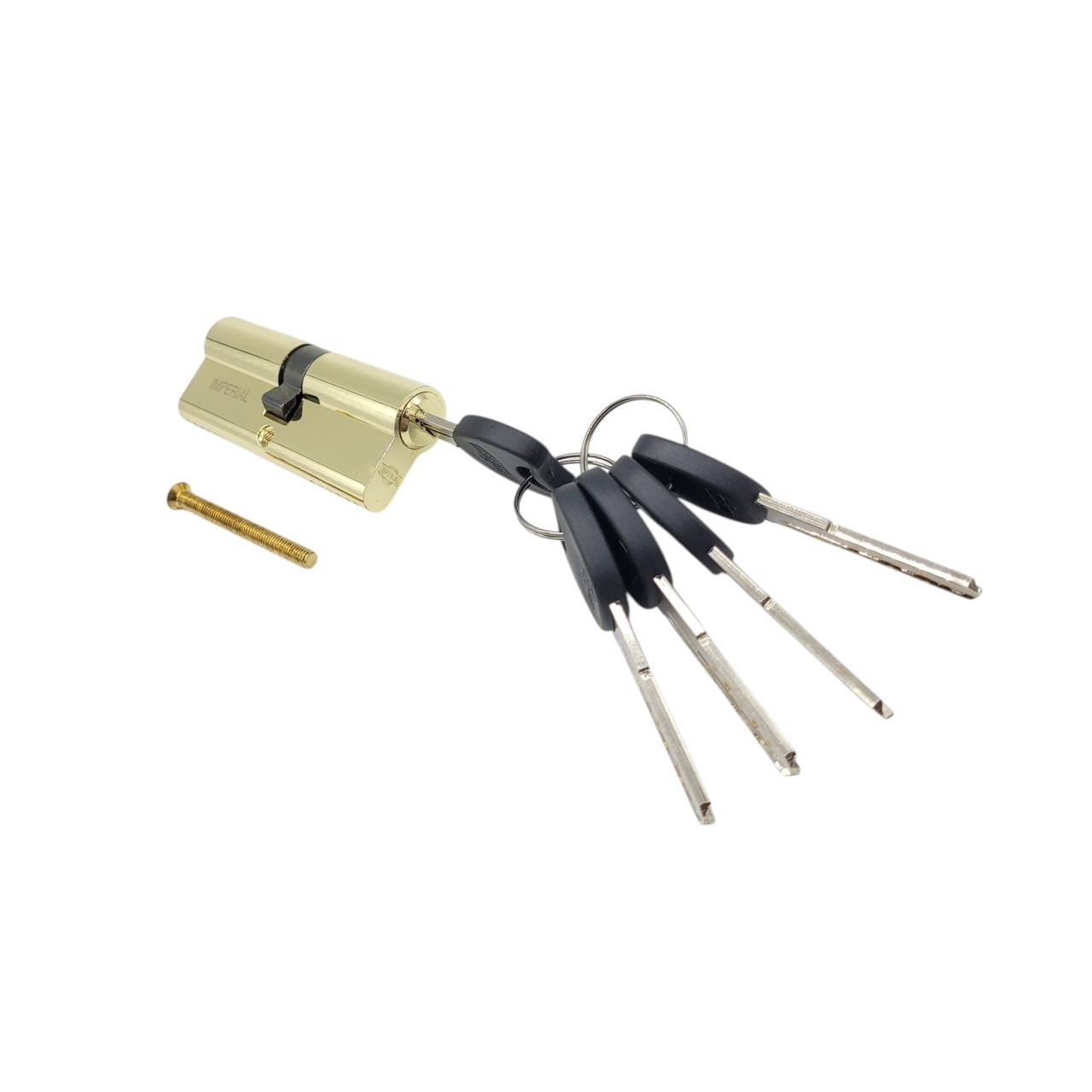 Цилиндр для замка Imperial ZC 80 мм 40/40 PB (300071) - фото 4