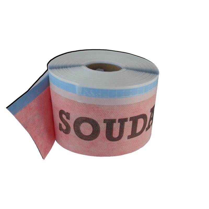 Стрічка монтажна Soudal SWS Basic Plus паронепроникна внутрішння 90 мм x 30 м Червоний (000040000SWSB90INS)