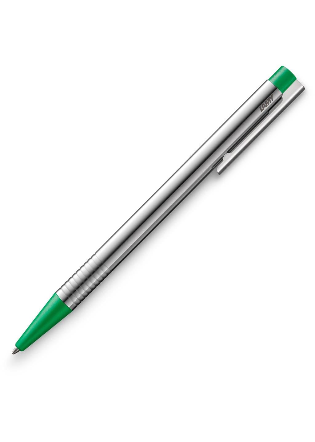 Письменная ручка шариковая Lamy Logo стержень синий M M16 Серебристый/Зеленый матовый (4000848)