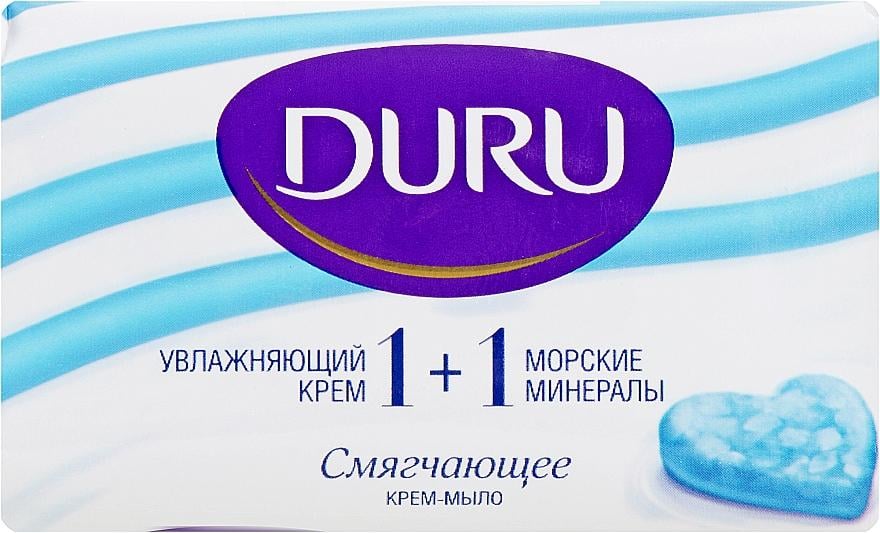 Мило тверде Duru Крем та морські мінерали 80 г (8690506399269)