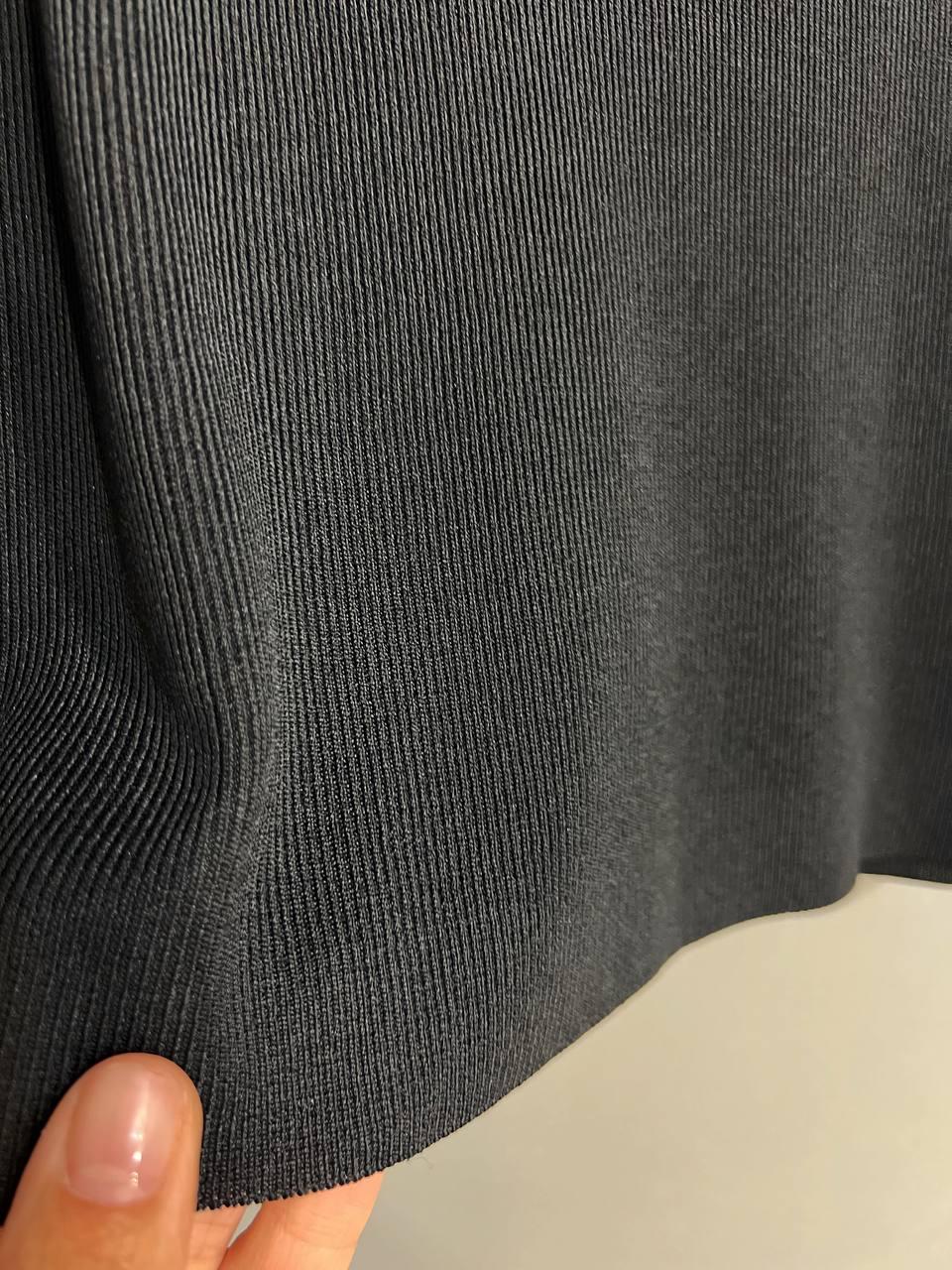 Майка жіноча A-N 2295 в рубчик з кулоном OS Чорний (26404728) - фото 4 Майка жіноча A-N 2295 в рубчик з кулоном OS Чорний (26404728) - фото 4