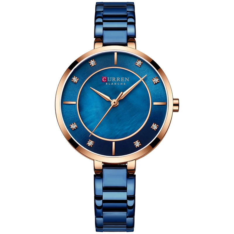 Наручний годинник Curren Сurren 9051 Rose Gold/Blue