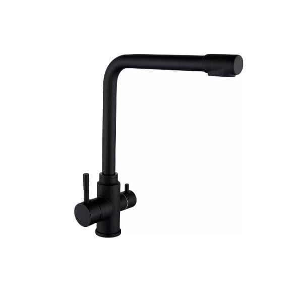 Смеситель для кухни Wezer EKO4C-01 с подключением к фильтру Black (1044069)