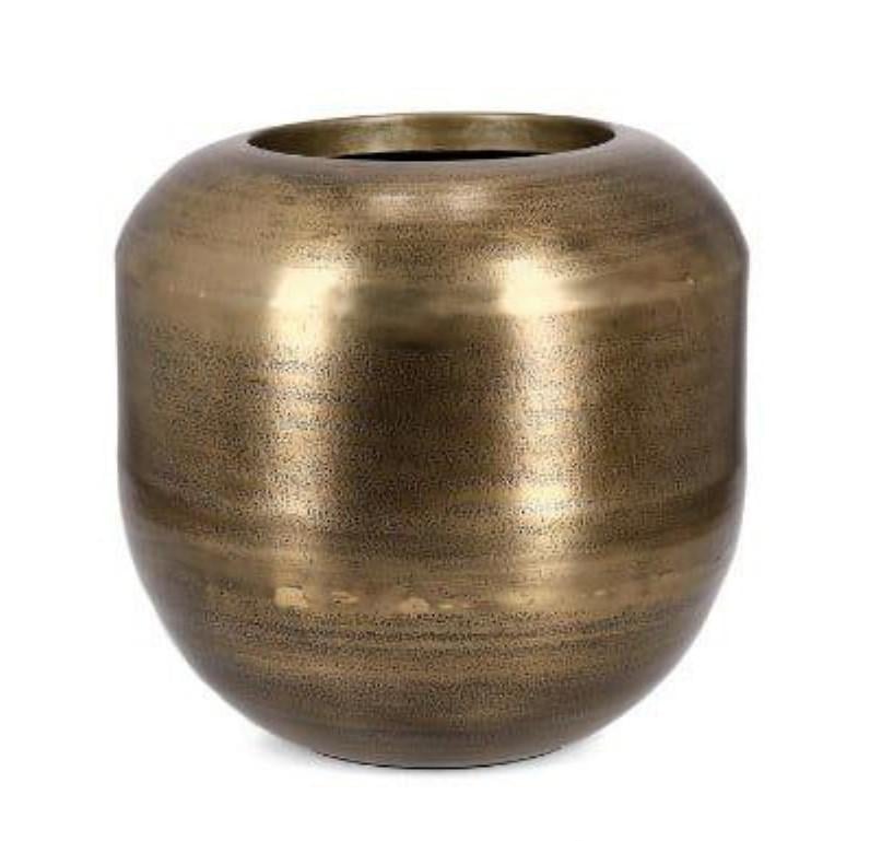 Декоративне кашпо KARKAS Ø 40х37h см Бронзовий (0185437-м)
