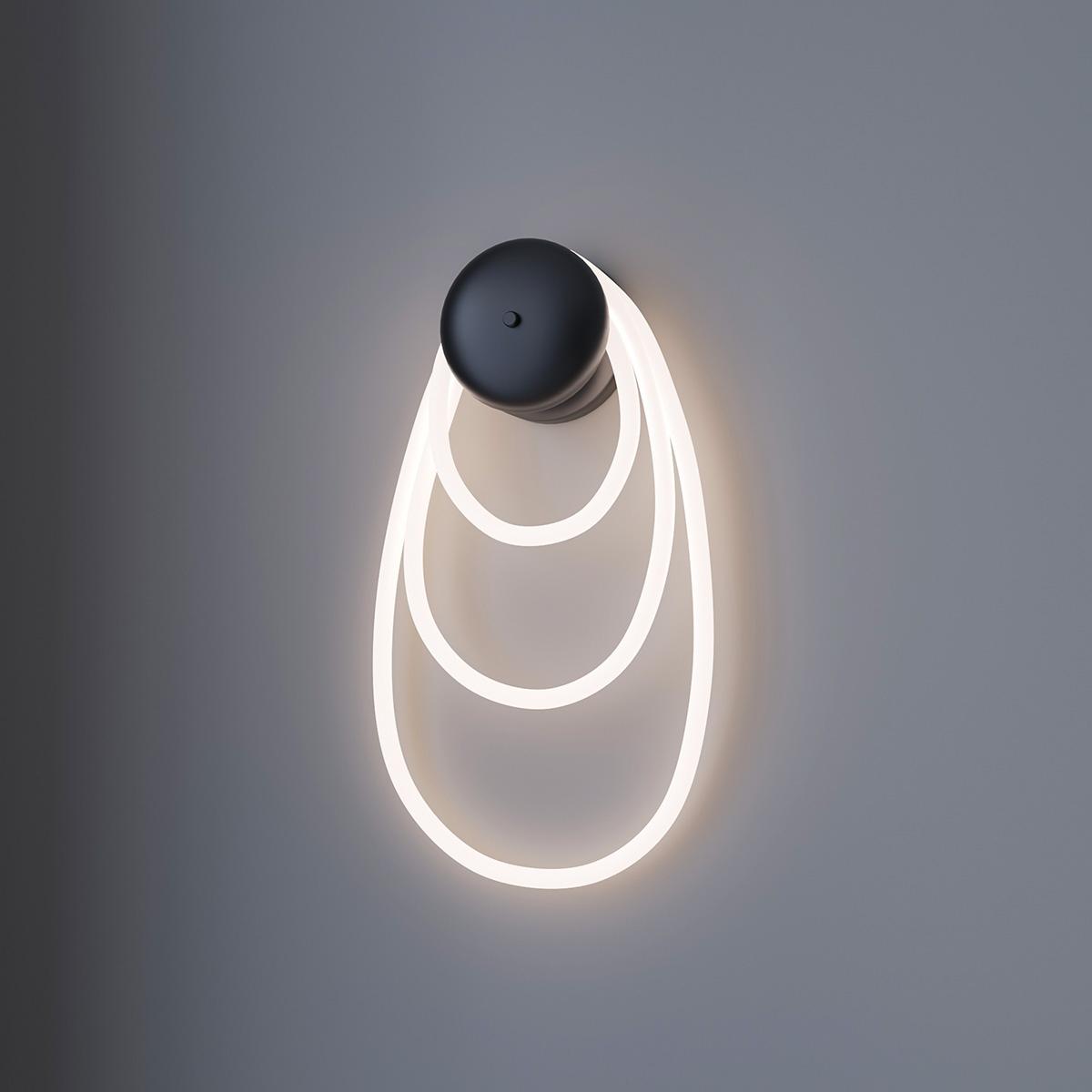 Настенный светильник MJ-Light ROPE WALL 4000K BK (10022) Настенный светильник MJ-Light ROPE WALL 4000K BK (10022)