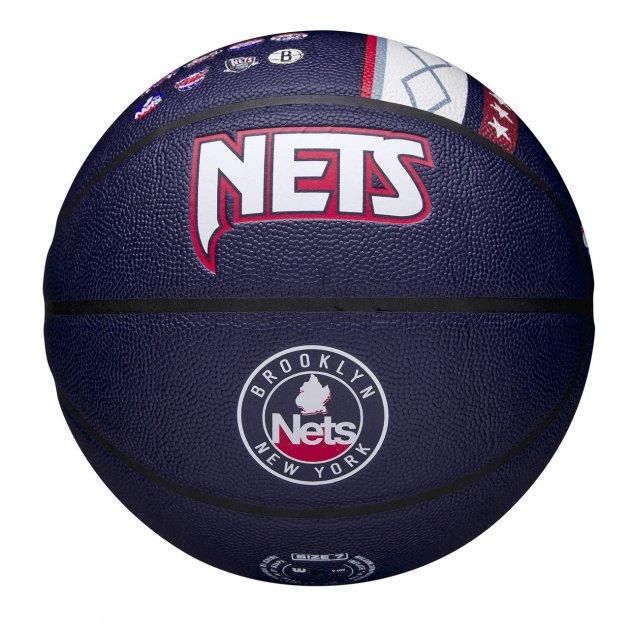 Мяч баскетбольный Wilson NBA TEAM CITY COLLECTOR BSKT BRO NETS р. 7 (WZ4003903XB7)