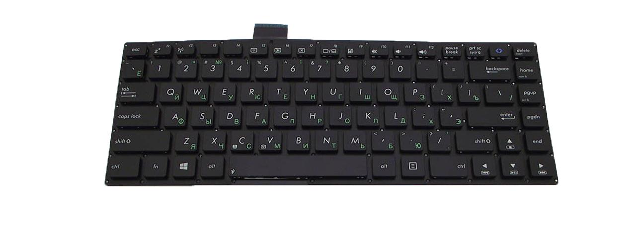 Клавиатура для ноутбука Asus V451 V451LN матовая (0KNB0-4124RU00)