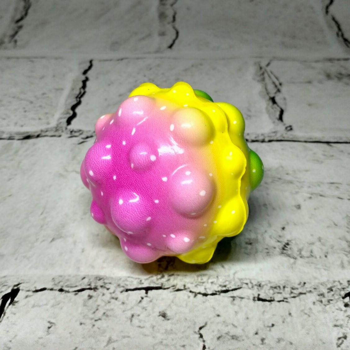 Мячик-антистресс Gravity Ball Пупырка 6,5 см Разноцветный (KA-23-1287-4)