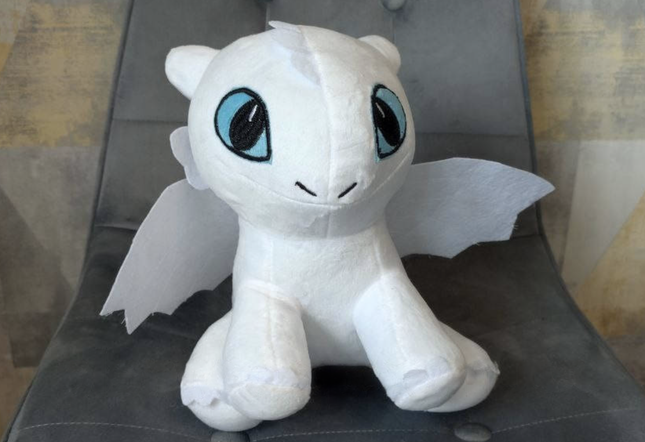 Мягкая игрушка Белая Фурия 30 см (2659380760)