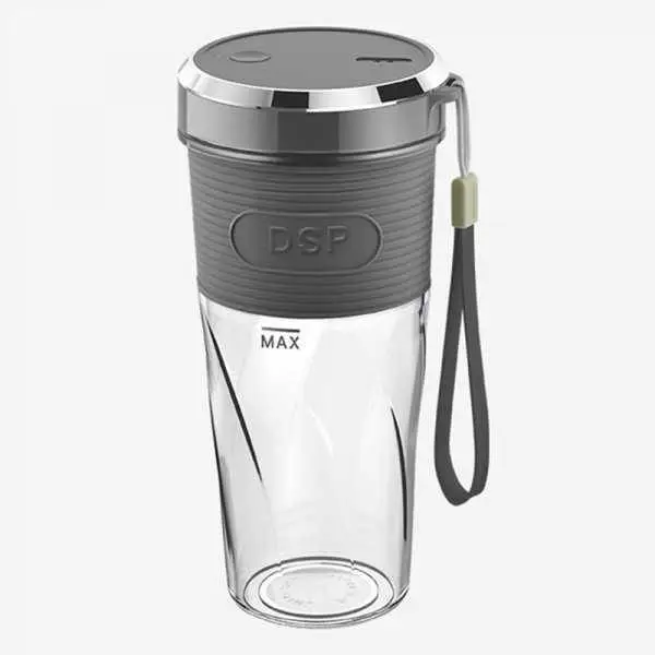 Блендер-шейкер DSP KJ2087 USB для коктейлів і смузі (KJ2087GREY) Блендер-шейкер DSP KJ2087 USB для коктейлів і смузі (KJ2087GREY)