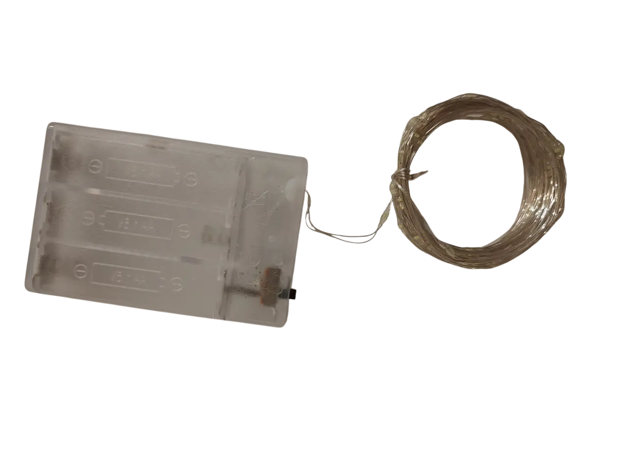 Светодиодная гирлянда Роса для праздничного декора на батарейках 5 м теплый белый свет (147-41-1977-07) - фото 2 Светодиодная гирлянда Роса для праздничного декора на батарейках 5 м теплый белый свет (147-41-1977-07) - фото 2