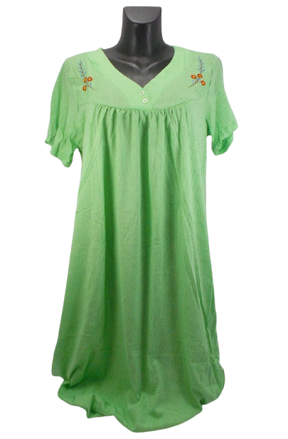 Ночная рубашка женская хлопковая Nature cotton 051 р. 54 Зеленый (1454271211)